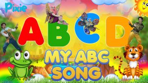 My ABCD Song🌈📚📔 | Pixie Kids Song🎶