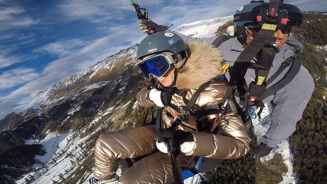Архыз 19122020ParaTourYes кавказ полет на параплане