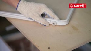 Замена ролика и стопора в выдвижной раме Larvij