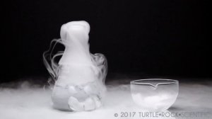 Dry Ice Sublimating