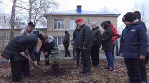 Аллея Памяти в п. Октябрьский