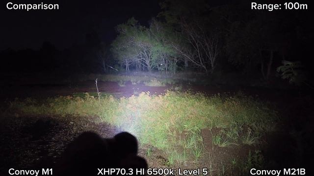 Convoy M1 XHP70.3 HI 6500K vs M21B XHP70.3 HI 6500K vs M2 XHP70.3 HI 4000K - BY FlashlightGo.com смотреть онлайн
