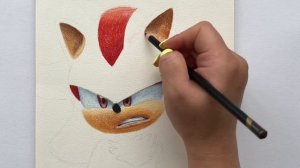 Рисуем Shadow the Hedgehog