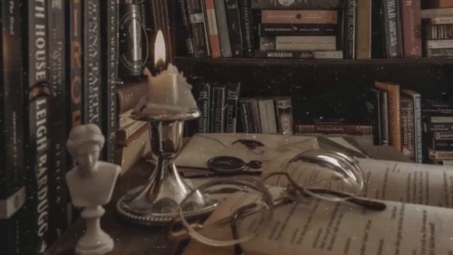 Холодный ноябрьский вечер 🧊 Уютное чтение под классическую зимнюю музыку 🎶☕