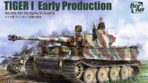 Распаковка Border Model 1 35 BT-010 Tiger I early