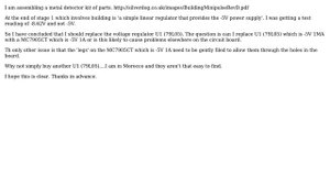 Electronics: Can I replace U1 (79L05) -5V 1MA with MC7905CT -5V 1A without problem? (2 Solutions!!)