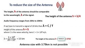 Need for modulation in Communication System | Modulation and Its requirement in communication syste