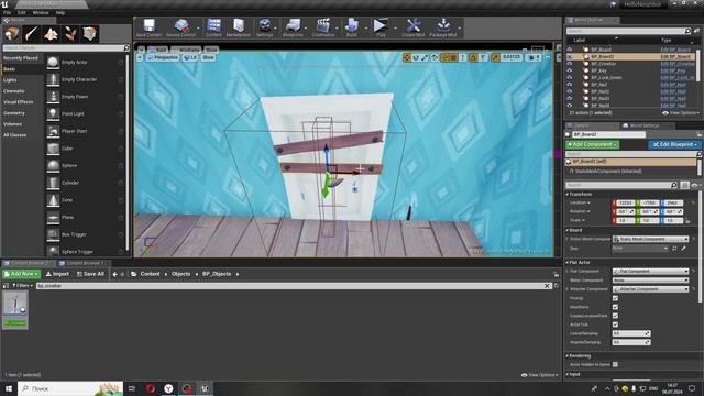 Hello Neighbor Mod Kit как сделать блокировку дверей (ключами,досками,ключ картой,стулам,)
