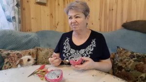 РАЗЛИЛА ХОЛОДЕЦ, ПОПРОБОВАЛА ПИТАХАЙЮ, ПОЙДЕМ С ВАМИ НА БЕРЕГ, ПОСМОТРИМ КРАСОТУ.