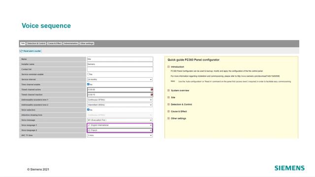 Cerberus FIT – How to configure voice sounders