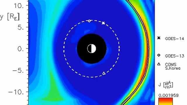 Magnetosphere- magnetopause- magnetic storm 3.8.2013