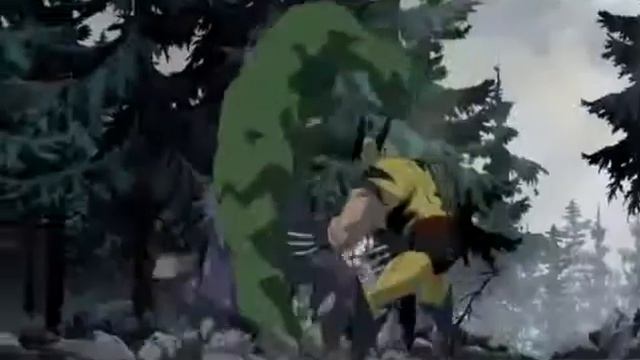 халк vs росомахи