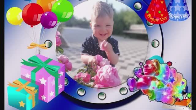 Максимке один годик . Поздравляю. 22.06.2023.