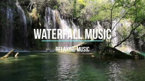 Waterfall music for relaxation, study or work while you watch natural wonders in 4K