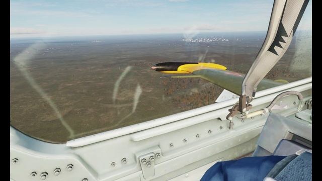 виртУАБ DCS Л-39 Выполнение полета по кругу (и 2х180 с использованием РМС в директорном режиме)