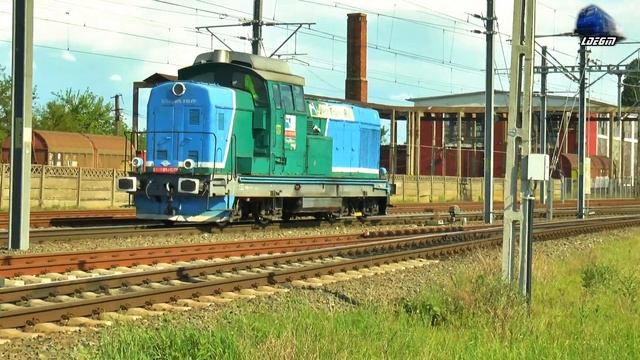 LEMA 610 100-4 H-CER Táltos E-Lok & LDH1250 81-0876-8 RO-VTR in Gara Curtici Station - 15 May 2021 смотреть онлайн