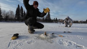 Открытие зимнего сезона 24'-25'. Лёд трещит под ногами, дичайшие поклёвки "ротана"