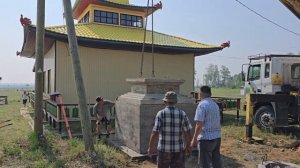 Установка ступы Тары