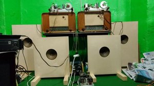 siemens tube radio with  lpu fieldcoil speakers