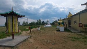 Буддийская карусель работает