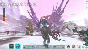 Killing Gamma-Beta-Alpha king titan for get lvl 180 | Ark Official PvP