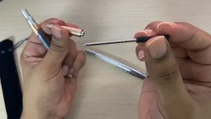 How to replace refill on a swarovski pen.
