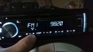 Pioner deh-3600 ui scan FM в городе. Антена 📶 Dipol.