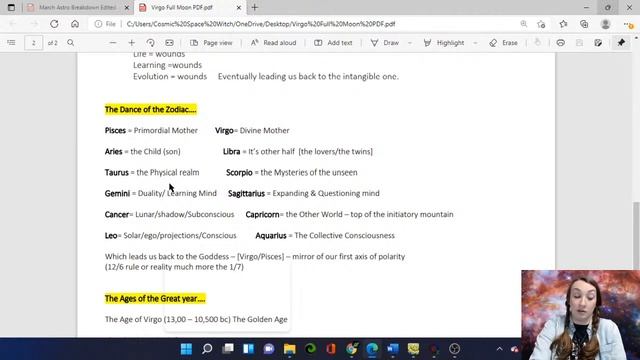 The Archetype of Virgo - Illumination of the Primordial within the Physical
