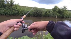 РЫБАЛКА НА РЕКЕ НА СПИННИНГ. ЛОВЛЯ ГОЛАВЛЯ НА ПЕРЕКАТАХ р.ЦИВИЛЬ