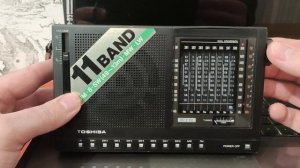 Радиоприемник Toshiba RP-f11 Работа на FM, КВ, СВ