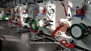 AUTOMATIC STRAP WINDING MACHINE | PET | PP | STRAPPING BAND | BELT | WINDER | COILER | POLYESTER
