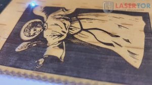 Лазерная маркировка на бересте