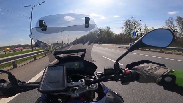 Bmw g310gs на трассе, максимальная скорость 148км/ч #motovlog #3