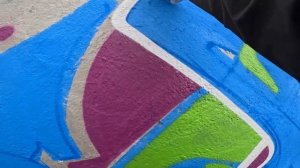 Graffiti patrol pART121 Three colored pieces