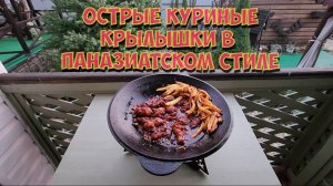 Острые куриные крылья в паназиатском стиле