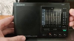 Прием на Sony ICF-7601 на родной телескоп