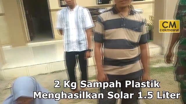 Dahsyat~Sampah Plastik jadi Bahan Bakar Solar DEX~teknologi tepat guna sampah plastik jadi solar смотреть онлайн