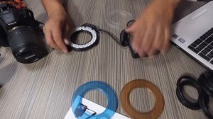 Unboxing HD 130 LED Ring flash