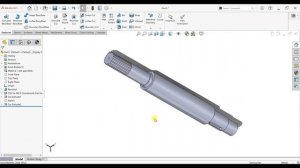 Solidworks Tutorial | How to make Screw Air Compressor Shaft in Solidworks.