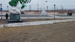 Байконур. 
Старт ракеты " Союз-29" из далека