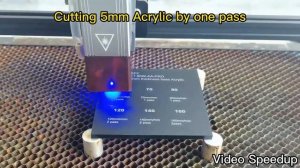 LASER TREE 80W Laser Head with Air Assist 40W Blue Light TTL Module for CNC