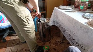 тушенка из дикого гуся. готовка в воде и на пару