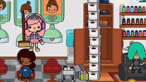 Локация Парикмахерская в игре Тока Бока ("Toca Life World")
