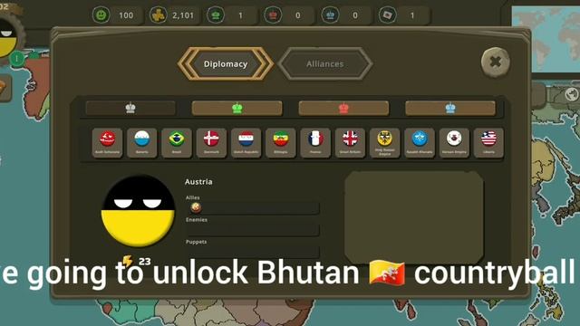 How to unlock Bhutan 🇧🇹 countryball (Countryballs at war)