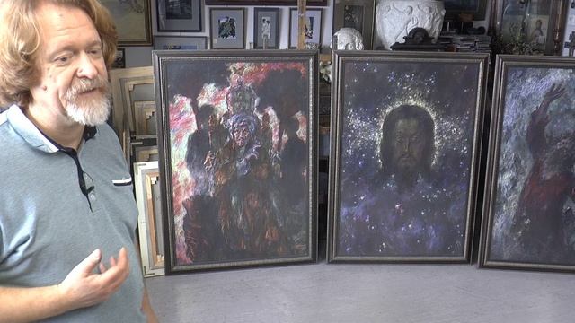 В мастерской художников Алексанра и Иванны Верстовых смотреть онлайн