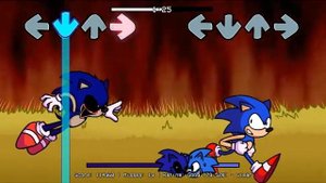 БОСС СОНИК УБЕГАЕТ ОТ СОНИКА EXE! Sonic Exe Friday Night Funkin Sonic Exe Прохождение ОБНОВА V1.2