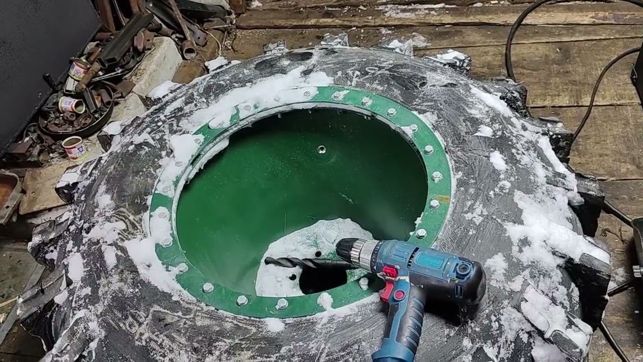 Колеса для вездехода караката. Модернизация колес низкого давления. Штуцера для дисков. смотреть онлайн