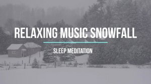 The calm sounds of a forest stream at noon. nature sounds, relax music snowfall for sleep meditation