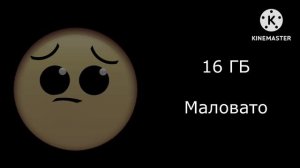 Грустные лица ГД Сколько у тебя памяти на телефоне