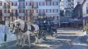 Церматт, Маттерхорн, Швейцария 4K — зимняя страна чудес, пешеходная экскурсия в канун Рождества в Це